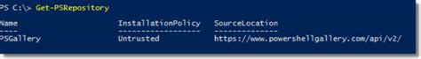 For more i. . Add powershell gallery repository